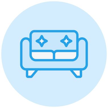 Koltuk Vektörü Simgesi Tasarım İllüstrasyonu