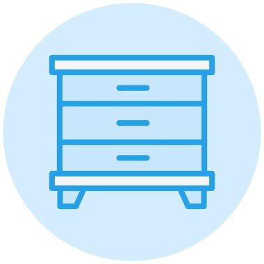 Kabine Vektörü Simgesi Tasarım İllüstrasyonu