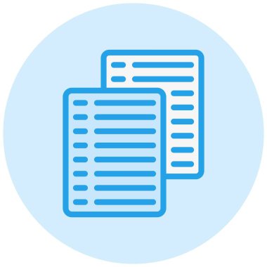 Kağıt Vektörü Simgesi Tasarım İllüstrasyonu