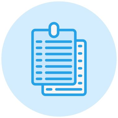 Yapışkan Not Vektör Simgesi Tasarım İllüstrasyonu