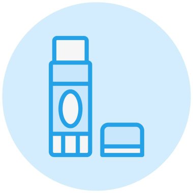 Yapıştırıcı Çubuğu Vektör Simgesi Tasarımı İllüstrasyonu