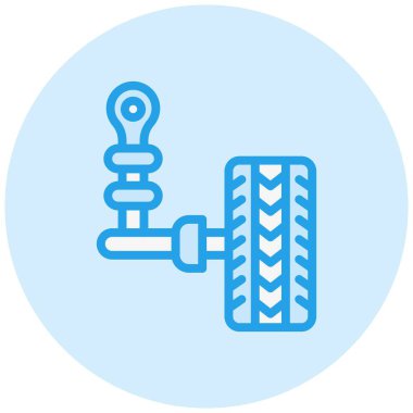 Otomatik Askıya Alma Vektörü Simgesi Tasarım İllüstrasyonu