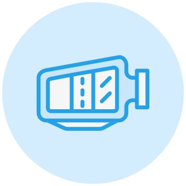 Yan Ayna Vektörü Simge Tasarımı İllüstrasyonu