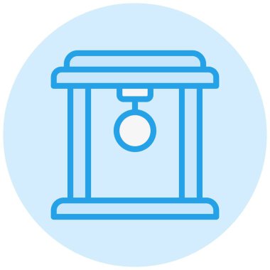 Torii Kapı Vektör Simgesi Tasarım İllüstrasyonu