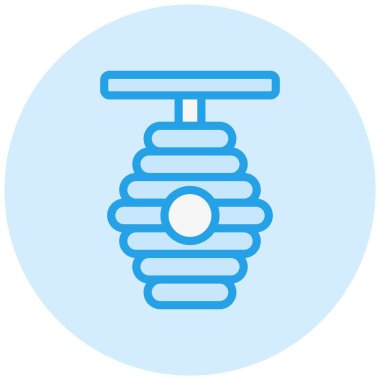 Arı Kovanı Vektör Simgesi Tasarım İllüstrasyonu