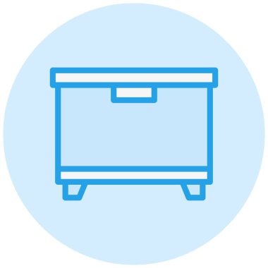 Dondurucu Vektör Simgesi Tasarım İllüstrasyonu