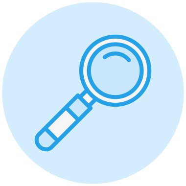 Arama Vektörü Simgesi Tasarım İllüstrasyonu