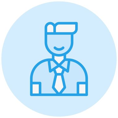 İş adamı Vektör Simgesi Tasarım İllüstrasyonu