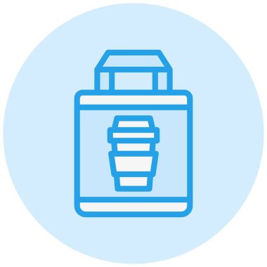 Uzaktaki Vektör Simgesini Al Tasarım İllüstrasyonu