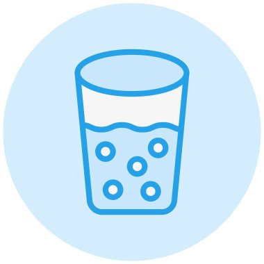 Çekilen Cam Vektör Simgesi Tasarım İllüstrasyonu