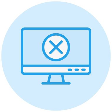 Yasaklama Vektörü Simgesi Tasarım İllüstrasyonu