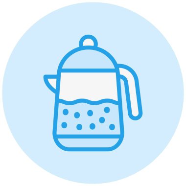 Percolator Vektör Simgesi Tasarım İllüstrasyonu