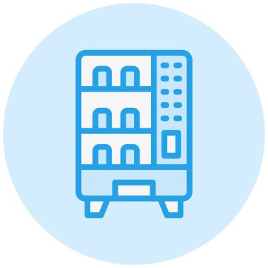 Satış Makinesi Vektör Simgesi Tasarım İllüstrasyonu