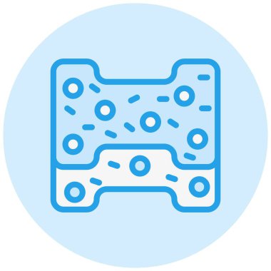 Sünger Vektör Simgesi Tasarım İllüstrasyonu