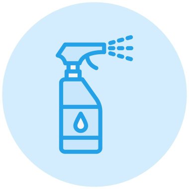 Sprey Şişe Vektörü Simgesi Tasarım Çizimi