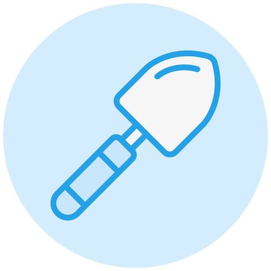 Trowel Vektör Simgesi Tasarım İllüstrasyonu