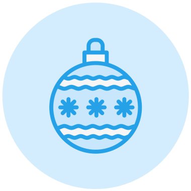 Noel Topu Vektör Simgesi Tasarım İllüstrasyonu