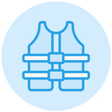 Can yeleği Vektör Simgesi Tasarım İllüstrasyonu