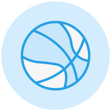 Top Vektörü Simgesi Tasarım İllüstrasyonu