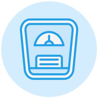 Ağırlık Vektörü Simgesi Tasarım İllüstrasyonu