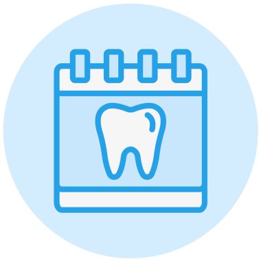 Randevu Vektörü Simgesi Tasarım İllüstrasyonu