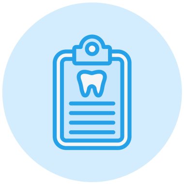 Diş Denetim Vektörü Simgesi Tasarım İllüstrasyonu