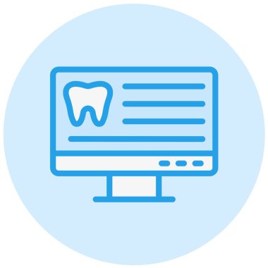 Analiz Vektörü Simgesi Tasarım İllüstrasyonu