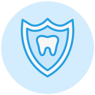 Koruma Vektörü Simgesi Tasarım İllüstrasyonu