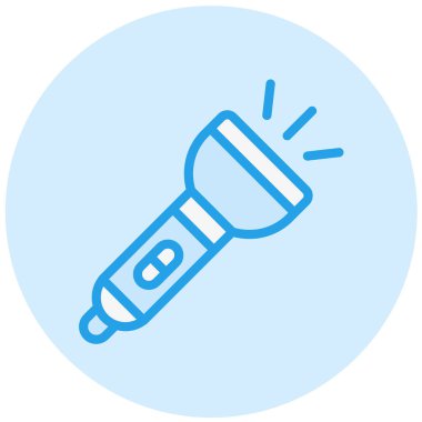 El feneri Vektörü Simgesi Tasarım Çizimi