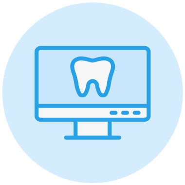 Masaüstü Vektör Simgesi Tasarım İllüstrasyonu