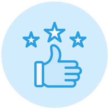 Geribildirim Vektörü Simgesi Tasarım İllüstrasyonu