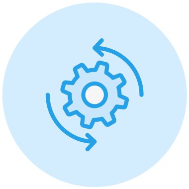 Agile Vektör Simgesi Tasarım İllüstrasyonu