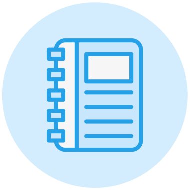 Günlük Vektörü Simgesi Tasarım İllüstrasyonu