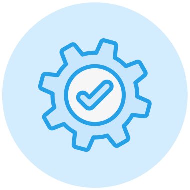 Kalite Denetim Vektörü Simgesi Tasarım İllüstrasyonu