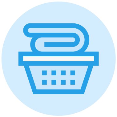 Banyo Bezi Vektörü Simgesi Tasarım Çizimi