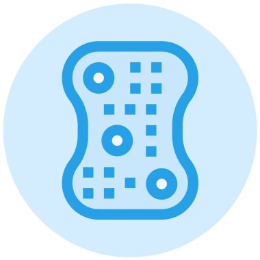 Sünger Vektör Simgesi Tasarım İllüstrasyonu