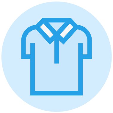 Gömlek Vektörü Simgesi Tasarım İllüstrasyonu