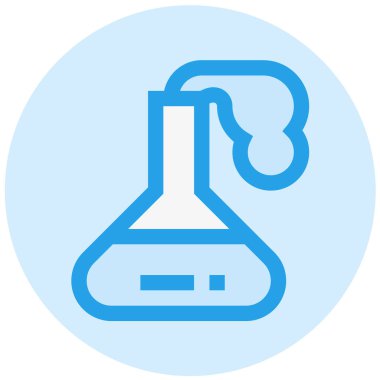 Asit Vektörü Simgesi Tasarımı Çizimi