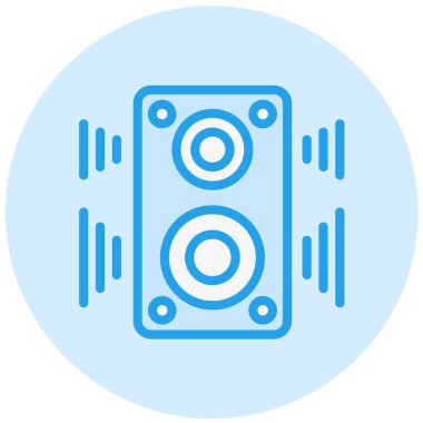 Sözcü Vektör Simgesi Tasarım İllüstrasyonu