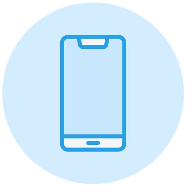 Akıllı Telefon Vektör Simgesi Tasarım İllüstrasyonu
