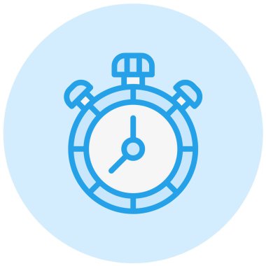 Zamanlayıcı Vektörü Simge Tasarımı İllüstrasyonu