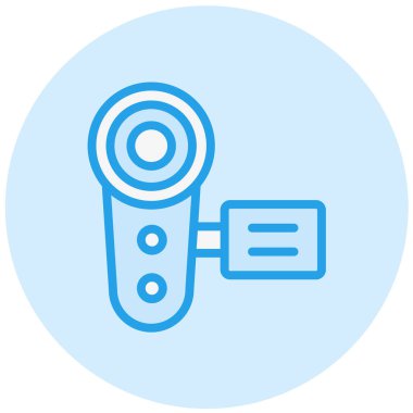 El kamerası Vektörü Simge Tasarımı Çizimi