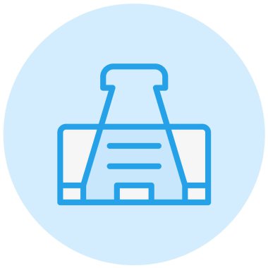 Klip Vektörü Simgesi Tasarım İllüstrasyonu