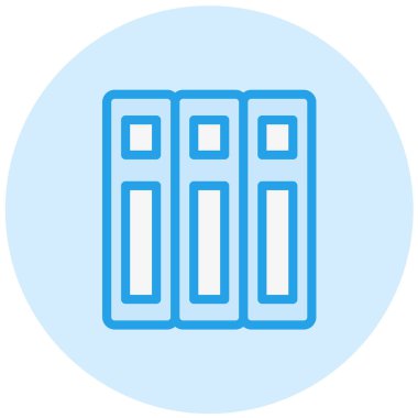 Arşivler Vektör Simgesi Tasarım İllüstrasyonu