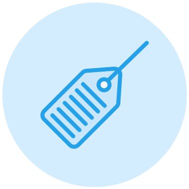 Etiket Vektörü Simgesi Tasarım İllüstrasyonu