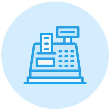 Para sayacı Vektör Simgesi Tasarım İllüstrasyonu