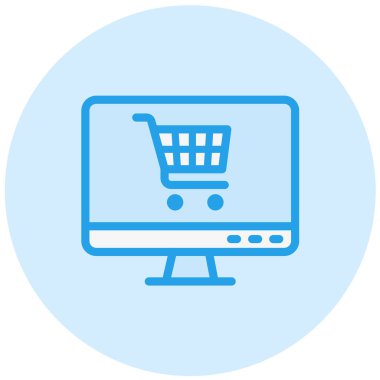 Etrade Vektör Simgesi Tasarım İllüstrasyonu