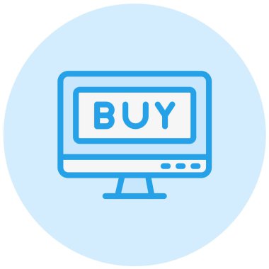 Satın Alma Vektörü Simgesi Tasarım İllüstrasyonu