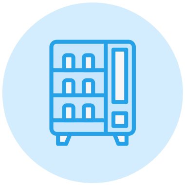 Satış Makinesi Vektör Simgesi Tasarım İllüstrasyonu