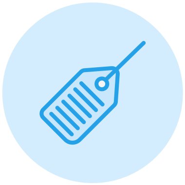 Fiyat Etiketi Vektör Simgesi Tasarım İllüstrasyonu